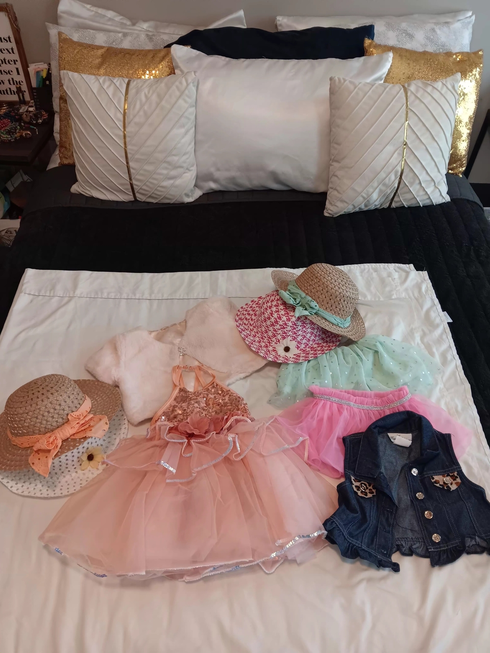 Girls Play "DRESS UP" Bundle 9 Pc. Dance Costume Dress with Matching Accessories